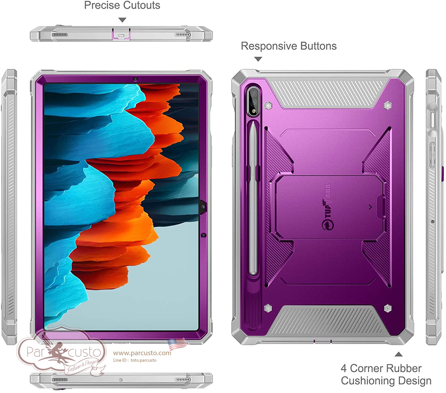 เคสกันกระแทก Samsung Galaxy Tab S7 11'' 2020 [TUATARA] จาก Fintie [Pre-order USA]