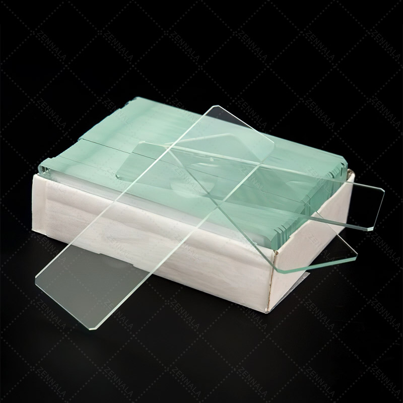 กระจกสไลด์ Microscope แบบ 2 หลุม Double Concave