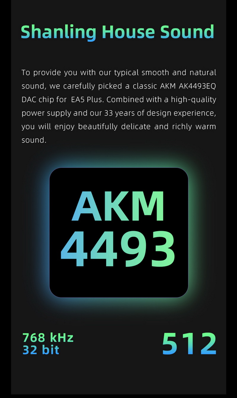 ขาย Shanling EA5 Plus DAP+DAC+AMP ครบจบในตัว รองรับ MQA, Dual Hi-Res