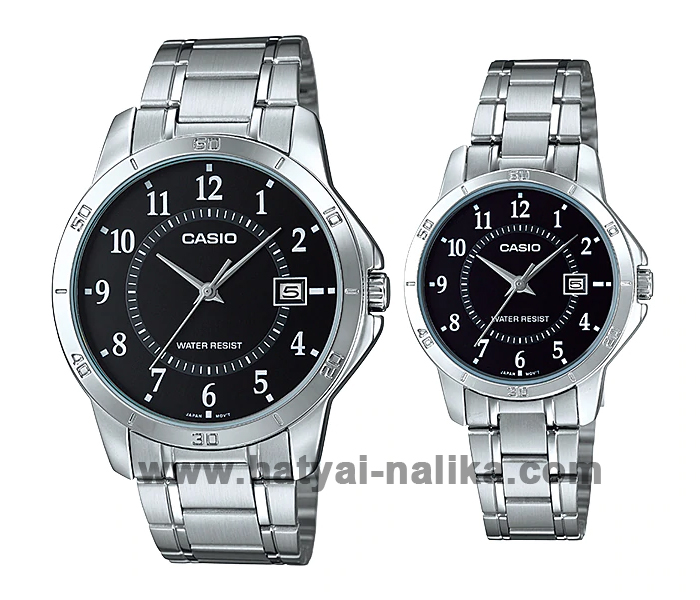 นาฬิกา คาสิโอ Casio SETคู่รัก รุ่น MTP-V004D-1B+LTP-V004D-1B ของแท้ รับประกัน1ปี