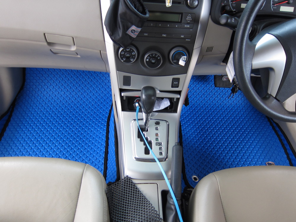 พรมปูพื้นรถยนต์ พรมกระดุม รถ TOYOTA ALTIS 2008-2013 ชุดภายในห้องโดยสาร จำนวน 12 ชิ้น