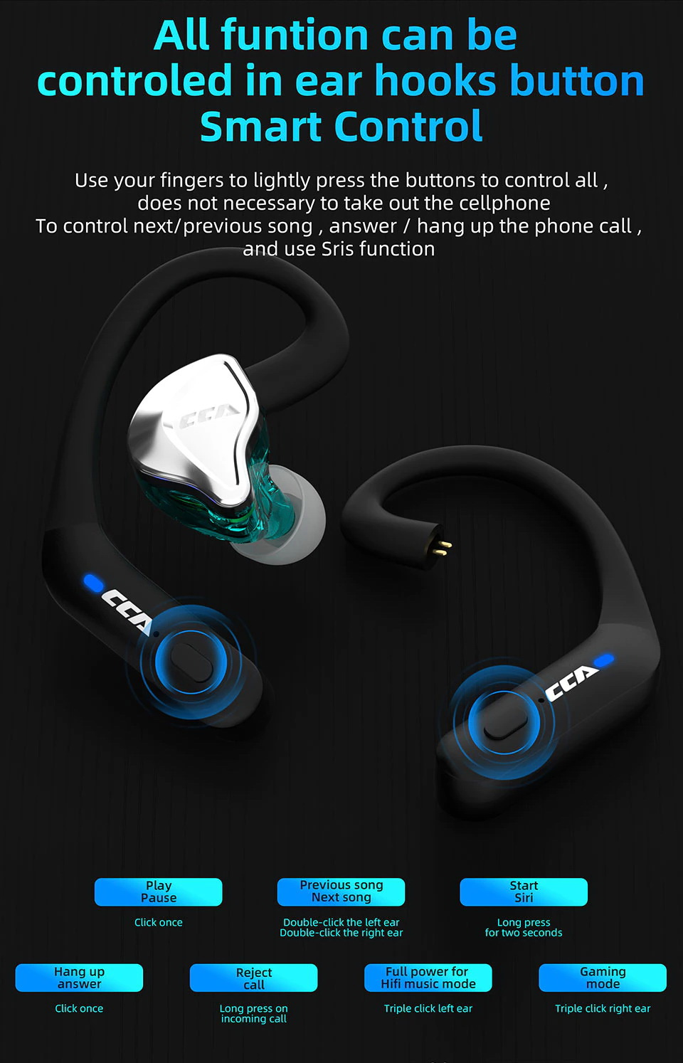 ขาย CCA BTX ตัวแปลงหูฟัง ขั้ว 2พิน 0.75 ให้รองรับ Bluetooth 5.2 ประกันศูนย์ไทย