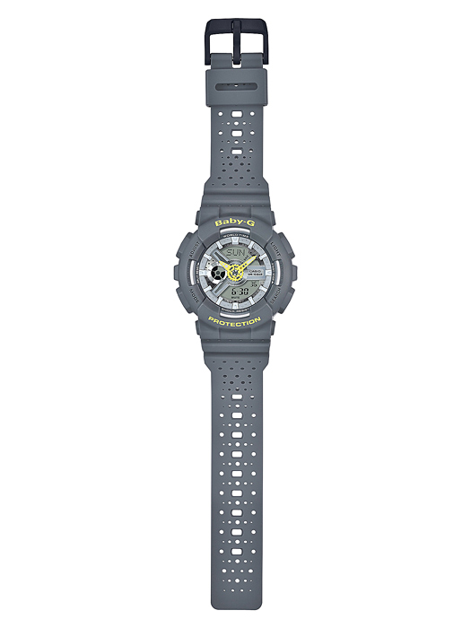 นาฬิกา Casio Baby-G Punching Pattern series รุ่น BA-110PP-8A (สายลายฉลุ) ของแท้ รับประกัน1ปี