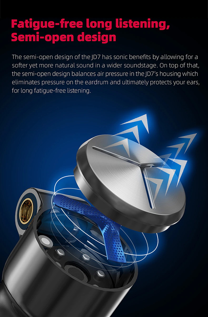 ขาย FiiO JD7 หูฟัง IEMs ไดรเวอร์ Dynamic รองรับ Hi-Res ประกันศูนย์ไทย