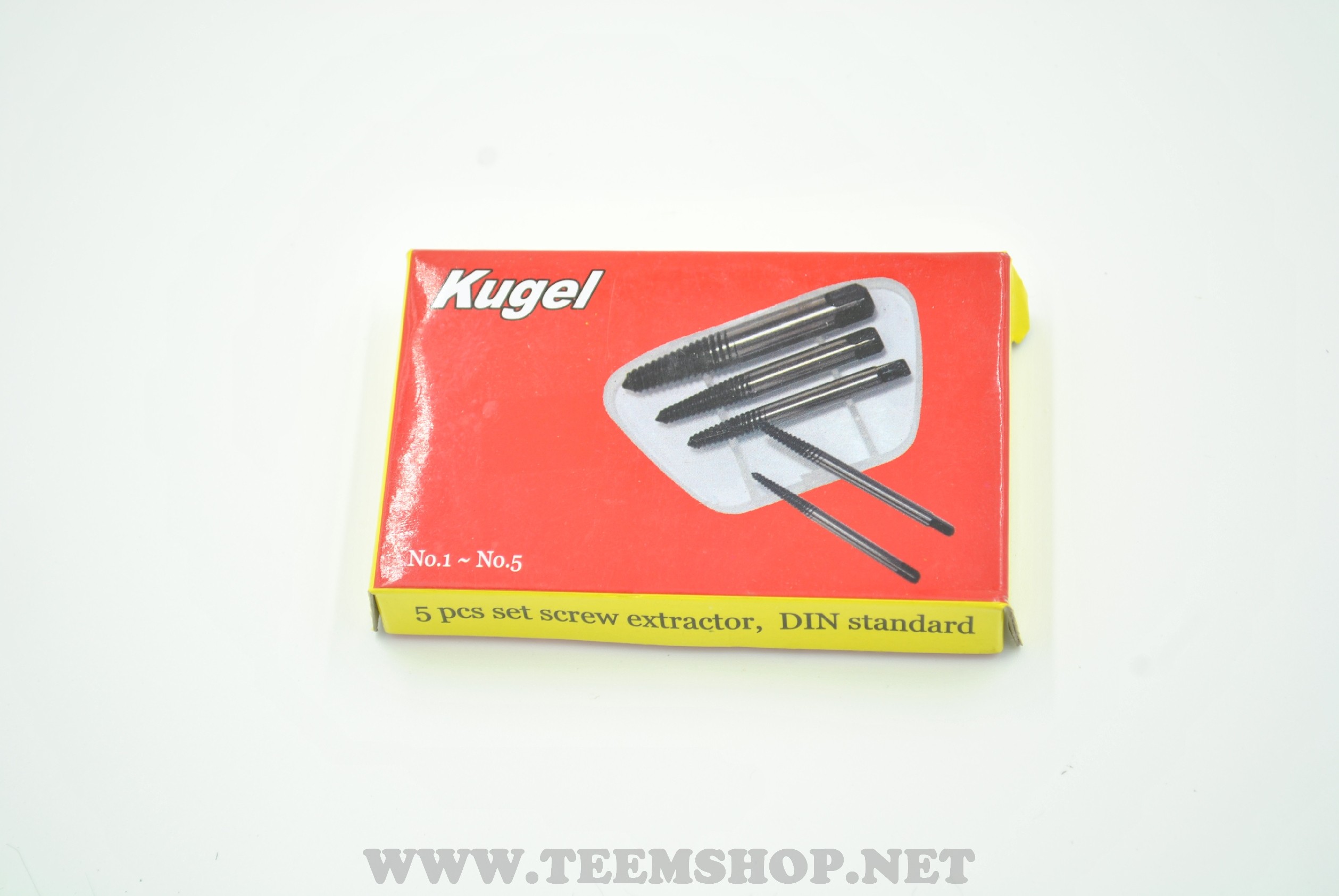 KUGEL ถอนเกลียวซ้าย 5 ตัวชุด แบบเยอรมัน