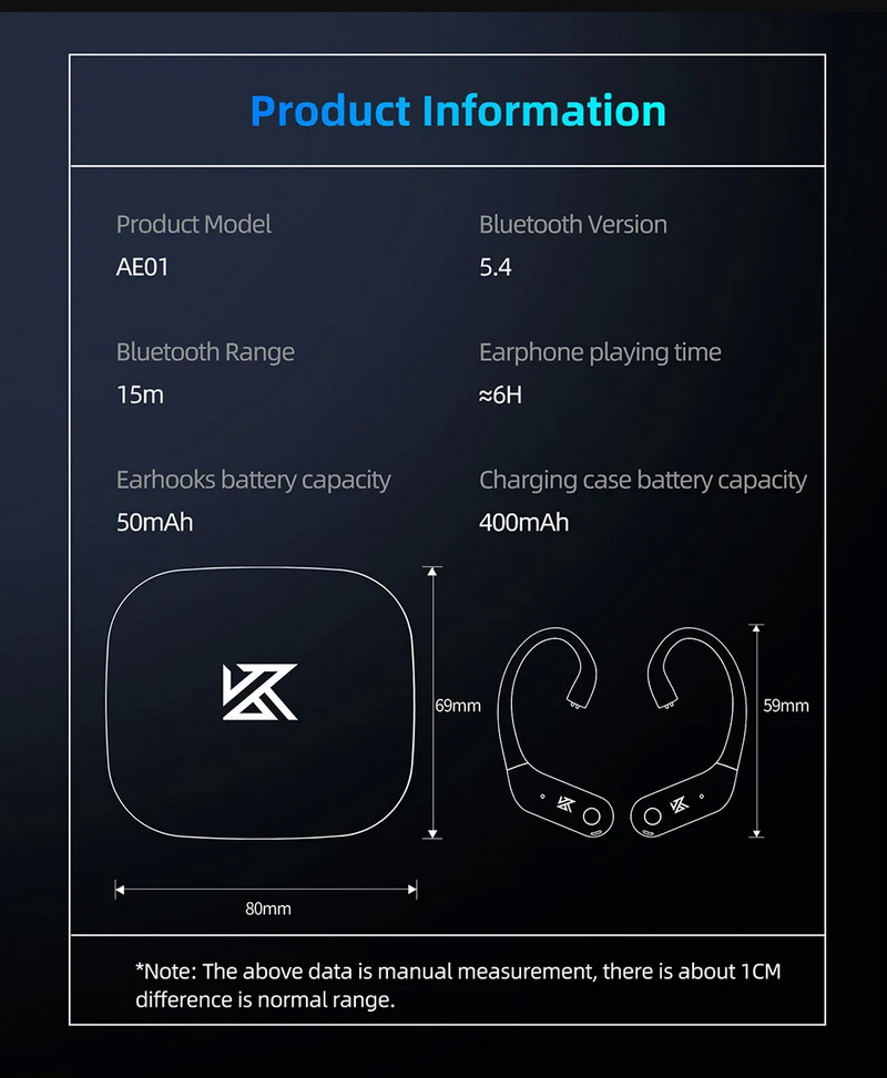 KZ AE01 โมดูลอัพเกรดหูฟัง IEMs ให้รองรับไร้สาย Bluetooth5.4 ประกันศูนย์ไทย