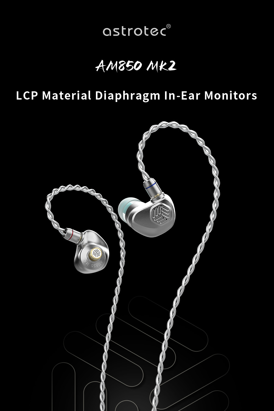 ขาย Astrotec AM850 MK2 หูฟัง IEMs ที่ใช้ Diaphragm LCP จากญี่ปุ่น