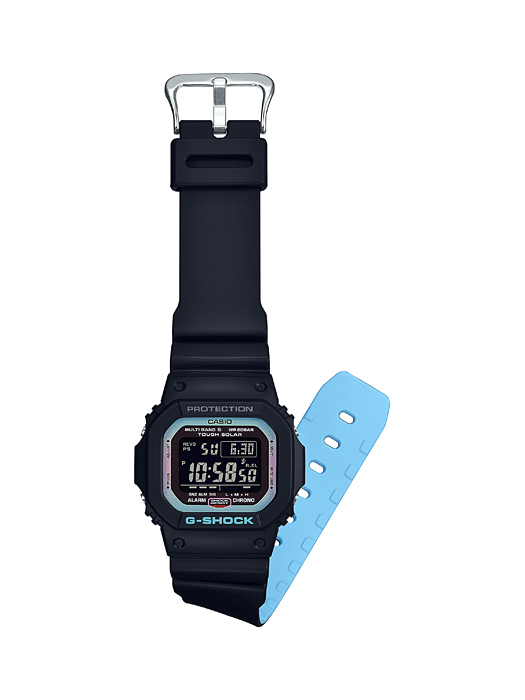 นาฬิกา Casio G-Shock Special Pearl Blue Neon Accent Color series รุ่น GW-M5610PC-1 (ไม่วางขายในไทย) ของแท้ รับประกัน1ปี
