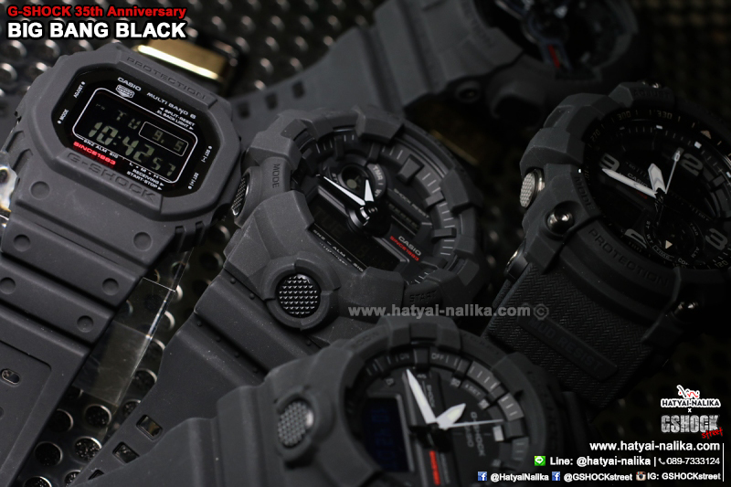 นาฬิกา Casio G-Shock 35th Anniversary Limited Edition BIG BANG BLACK series รุ่น GA-735A-1A ของแท้ รับประกัน1ปี