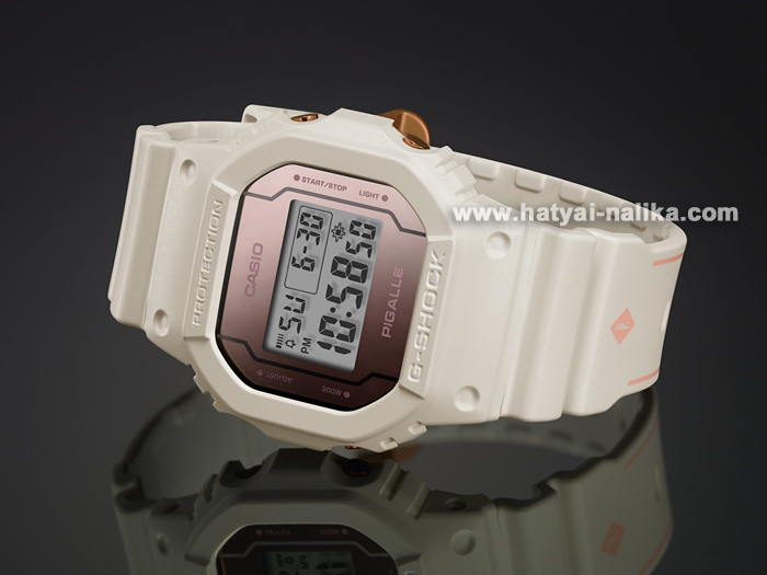 นาฬิกา Casio G-SHOCK x PIGALLE Limited model 35th Anniversary Collaboration series รุ่น DW-5600PGW-7 ของแท้ รับประกัน1ปี