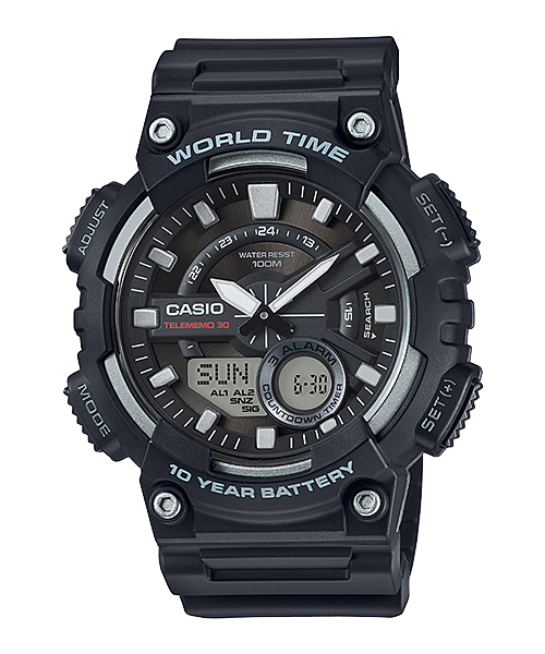 นาฬิกา Casio 10 YEAR BATTERY รุ่น AEQ-110W-1AV ของแท้ รับประกัน 1 ปี