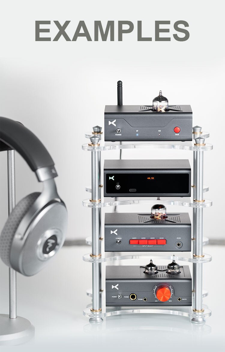 xDuoo X-R01 Acrylic Rack สำหรับวางเครื่องเสียงแบบตั้งโต๊ะ