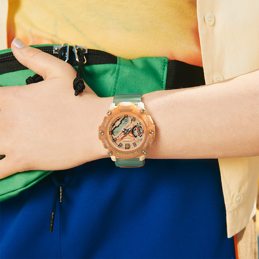 นาฬิกา Casio G-Shock Women ไซส์มินิ GMA-S2200PE Playfully Expensive Look รุ่น GMA-S2200PE-5A ของแท้ รับประกัน1ปี