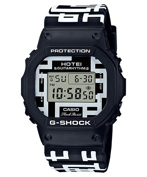 นาฬิกา Casio G-SHOCK X HOTEI 35th Anniversary GUITARHYTHM 2017 Only Japan Limited Edition รุ่น DW-5600HT-1JR (นำเข้าJapan ขายในญี่ปุ่นเท่านั้น) ของแท้ รับประกัน1ปี