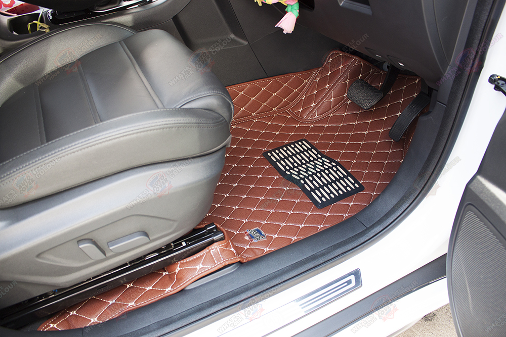 พรมรถยนต์เข้ารูป 6 D รถ MG GS จำนวน 6 ชิ้น ชุดเต็มคัน รวมแผ่นท้ายและหลังพนักพิง