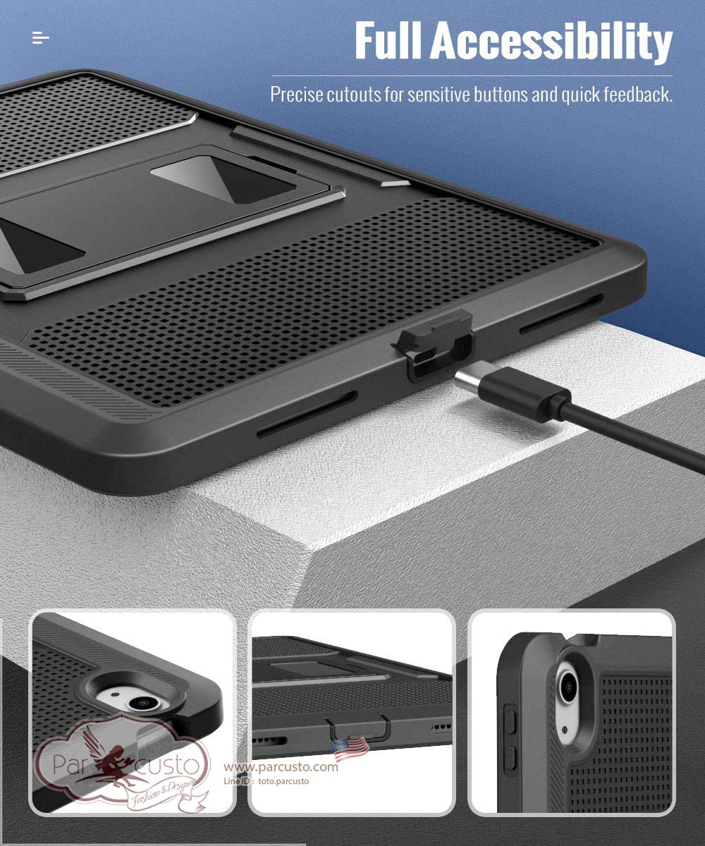 เคสกันกระแทก iPad Air 4th 10.9 Inch 2020 [Heavy Duty] จาก MoKo [Pre-order USA]