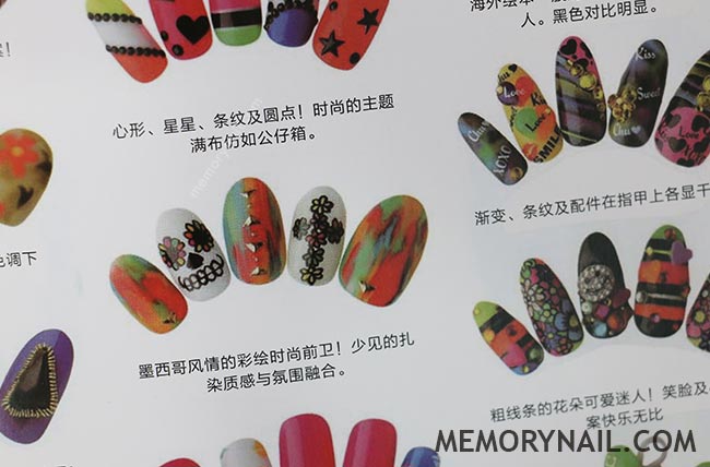 ลายเล็บ,ลายเพ้นท์เล็บ