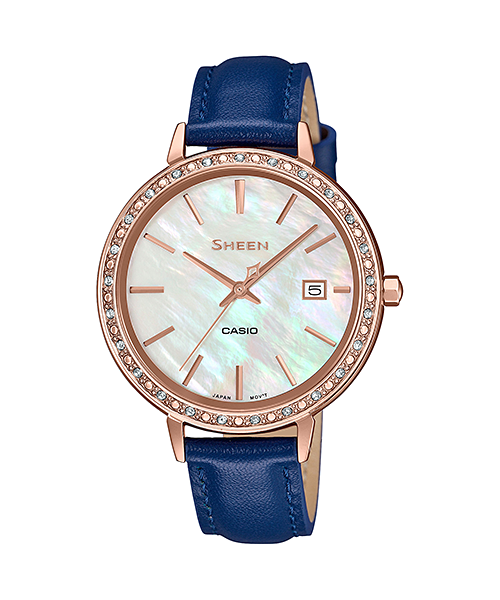 นาฬิกา คาสิโอ Casio SHEEN 3-HAND Analog SHE-4052 series รุ่น SHE-4052PGL-7A ของแท้ รับประกัน1ปี