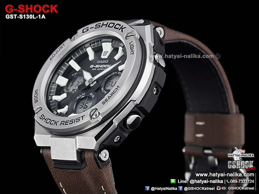 นาฬิกา Casio G-Shock G-STEEL series รุ่น GST-S130L-1A ของแท้ รับประกัน1ปี