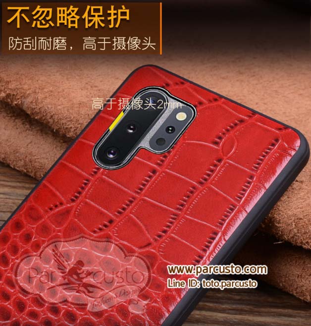 เคสฝาหลังหนังวัวแท้ Samsung Galaxy Note 10 / Note 10 Plus (โปรดระบุรุ่น) จาก Wobiloo [Pre-order]