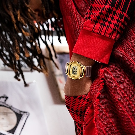 นาฬิกา Casio G-SHOCK Special Color SKELETON GOLD series รุ่น GM-5600SG-9 ของแท้ รับประกัน1ปี