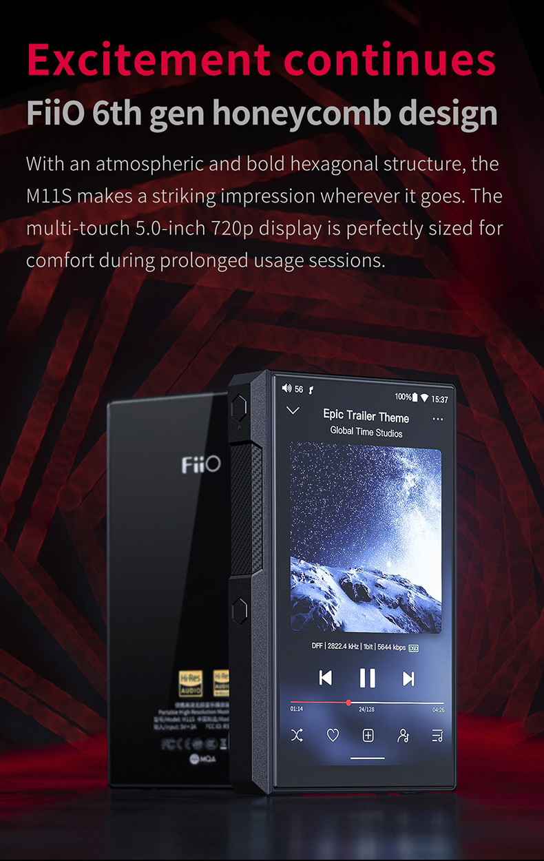 FiiO M11S DAP พกพาระดับเรือธง รองรับ MQA, Hi-Res ประกันศูนย์ไทย