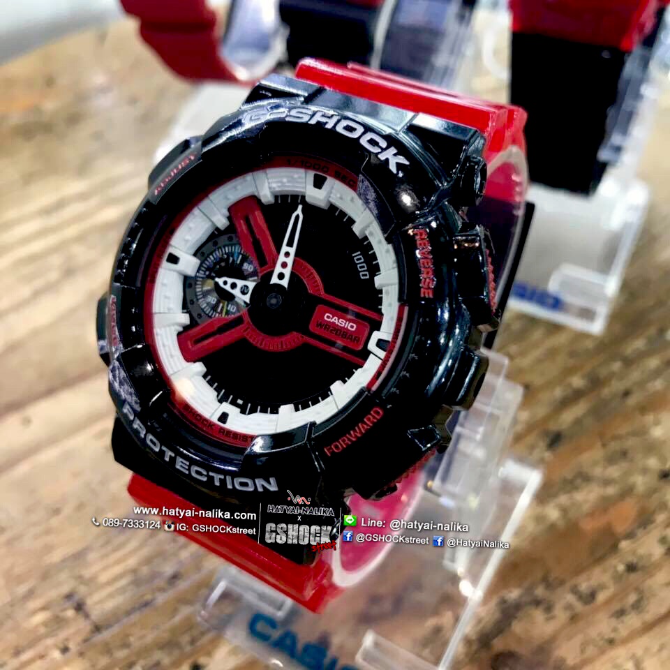 นาฬิกา Casio G-Shock Special color RED & BLACK series รุ่น GA-110RB-1A ของแท้ รับประกัน1ปี
