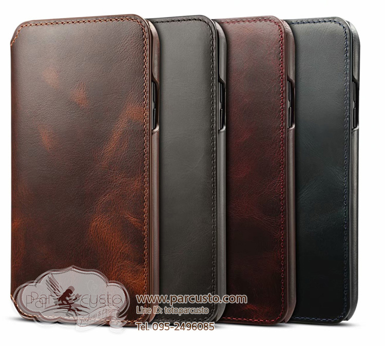 เคสหนังวัว Apple iPhone Xs และ Xs Max (กรุณาระบุรุ่น) จาก Denior [หมด]