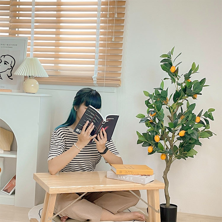 ต้นเลม่อนปลอม🍋 พร้อมกระถาง (ขนาด120cm)