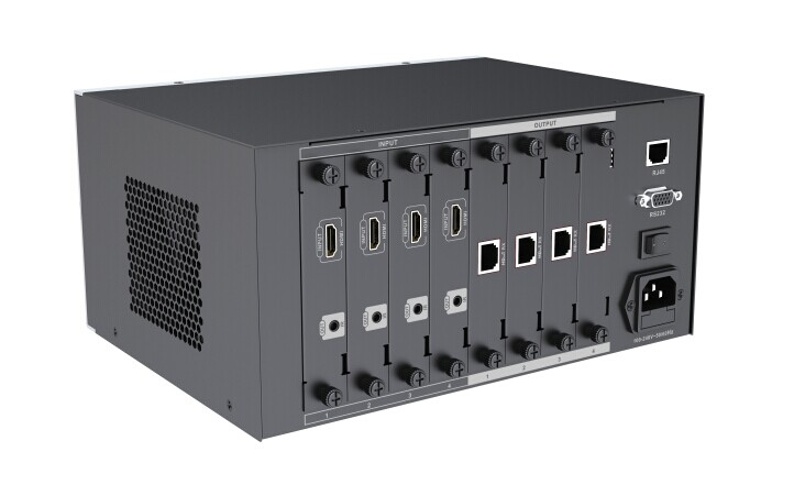 LKV4x4 HDbitT 4X4 Video over IP Modular Matrix