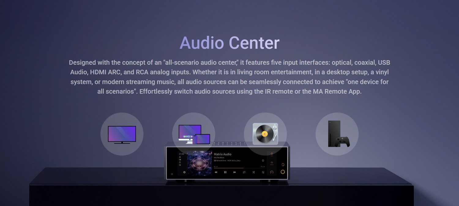 MATRIX Audio TS-1 สตรีมเมอร์ แบบ all-in-one สำหรับผู้ที่รักเสียงเพลง ประกันศูนย์ไทย