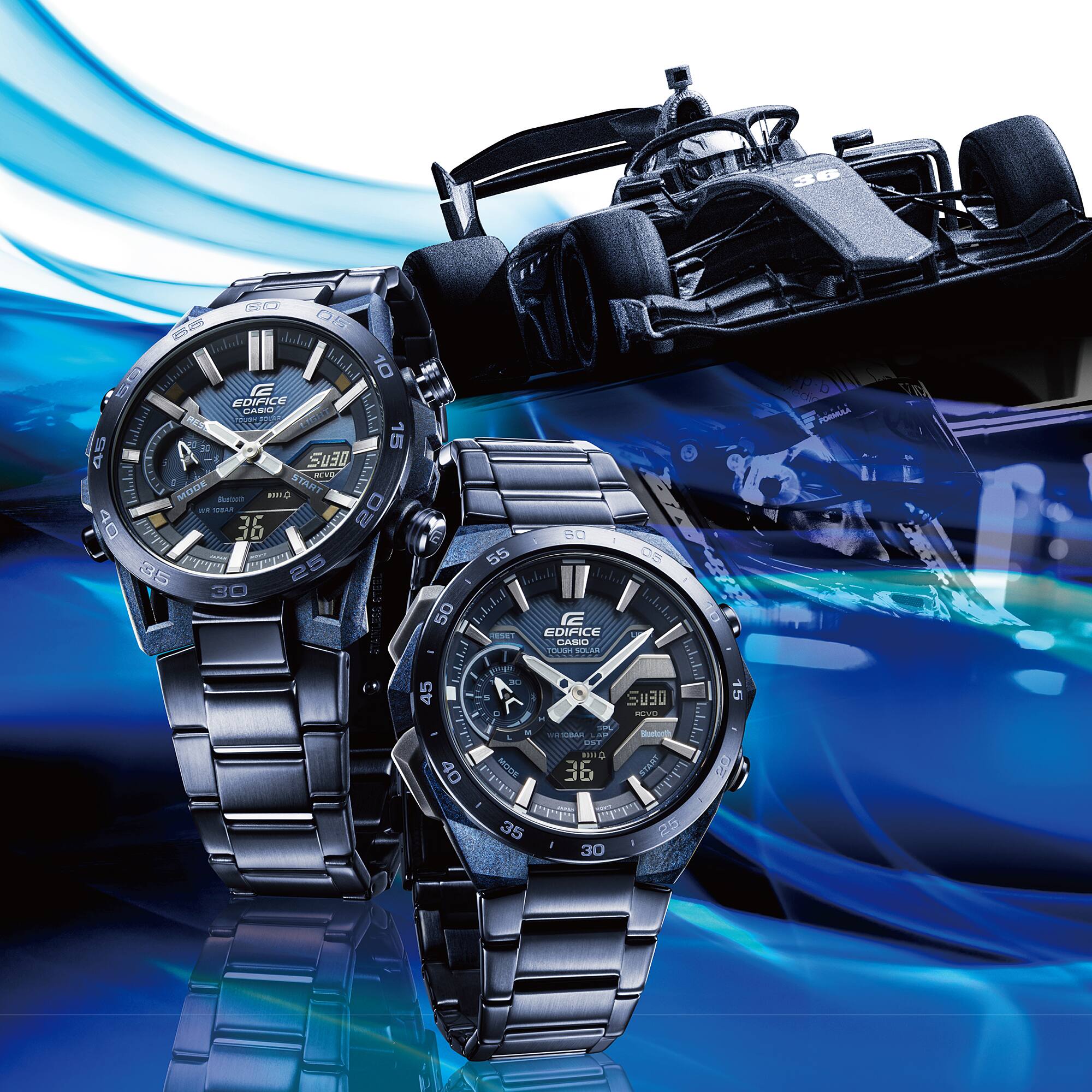 นาฬิกา Casio EDIFICE Bluetooth with Smartphone รุ่น ECB-2000CB-2A ของแท้ รับประกัน1ปี