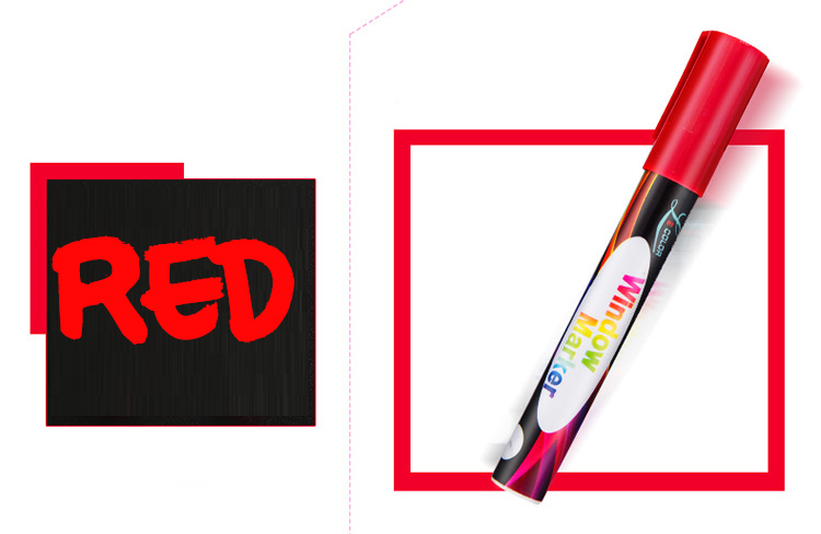 ปากกามาร์กเกอร์ เขียน กระจก กระดานดำ set 8 สี