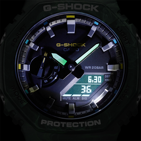 นาฬิกา Casio G-Shock Special Color MYSTIC FOREST series รุ่น GA-2100FR-3A ของแท้ รับประกัน1ปี