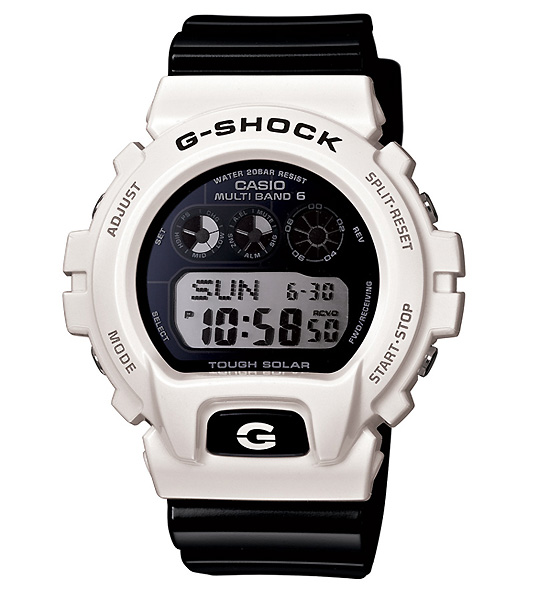นาฬิกา คาสิโอ Casio G-Shock Garish White Limited tough solar รุ่น GW-6900GW-7ER แพนด้า2 (ไม่วางขายในไทย) หายากมาก