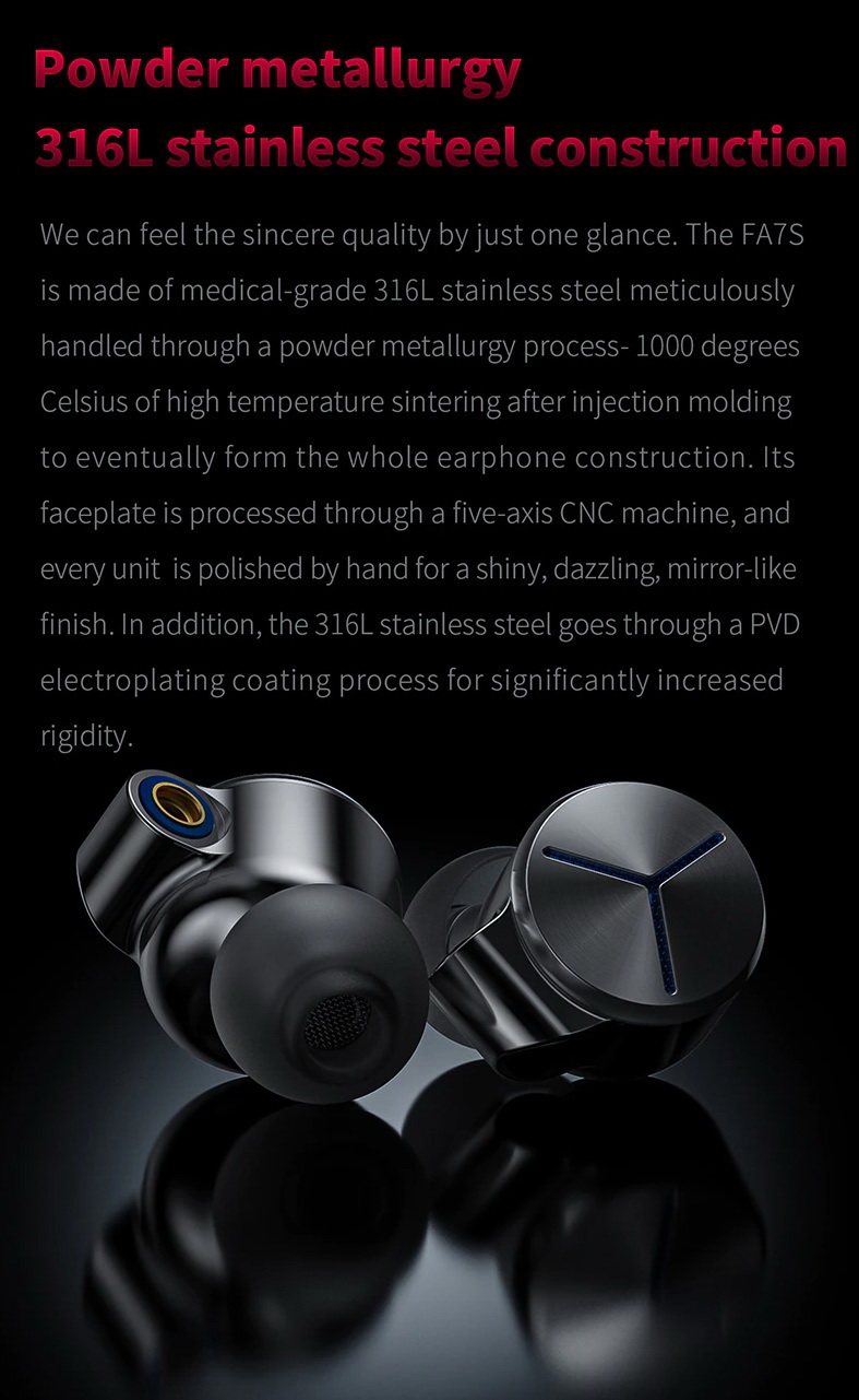 ขาย FiiO FA7S หูฟัง IEMs 6 ไดรเวอร์ 6 Knowles BA รองรับ Hi-Res ประกันศูนย์ไทย