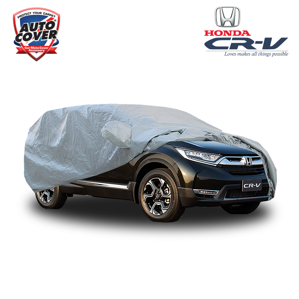 ผ้าคลุมรถเข้ารูป รถ HONDA CRV Gen 5 ปี 2017-2021 ผ้าคลุมรถรุ่น S-Coat Cover ผ้าคลุมกันน้ำ กันแดด