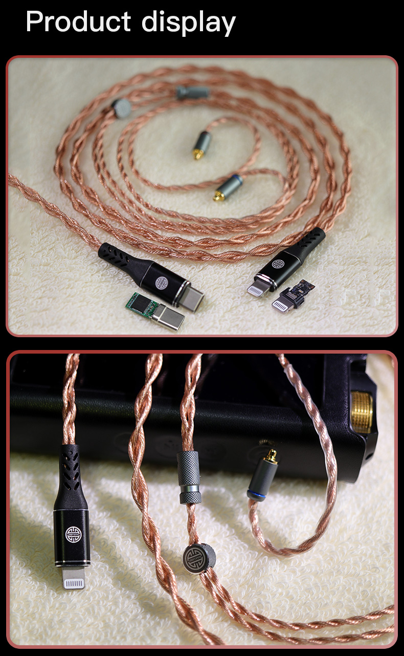 ขาย Hakugei Thor สายอัพเกรดหูฟัง 6N OCC Litz สำหรับหูฟัง