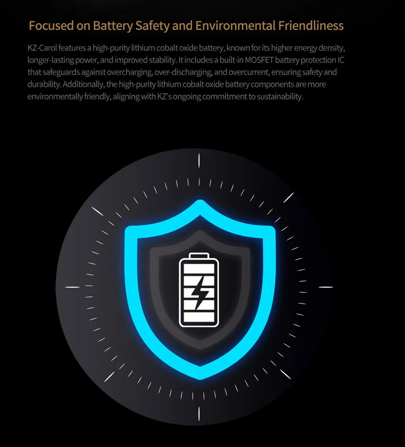 KZ Carol หูฟัง TWS บลูทูธ 5.3 ไดรเวอร์ Dynamic สวมใส่สบาย เสียงดี ประกันศูนย์ไทย