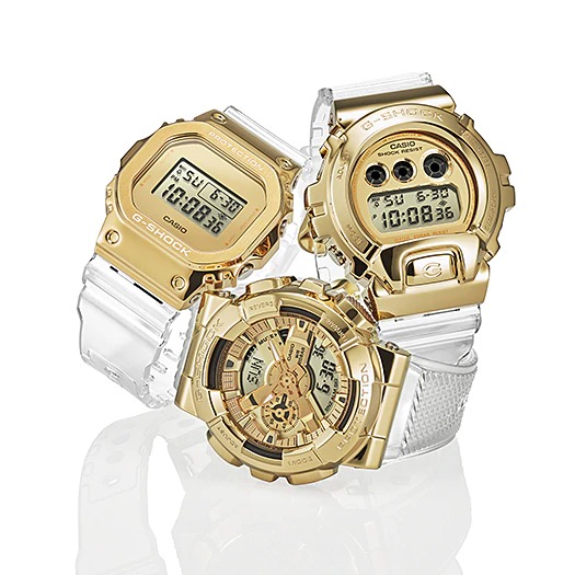 นาฬิกา Casio G-SHOCK Special Color SKELETON GOLD series รุ่น GM-5600SG-9 ของแท้ รับประกัน1ปี