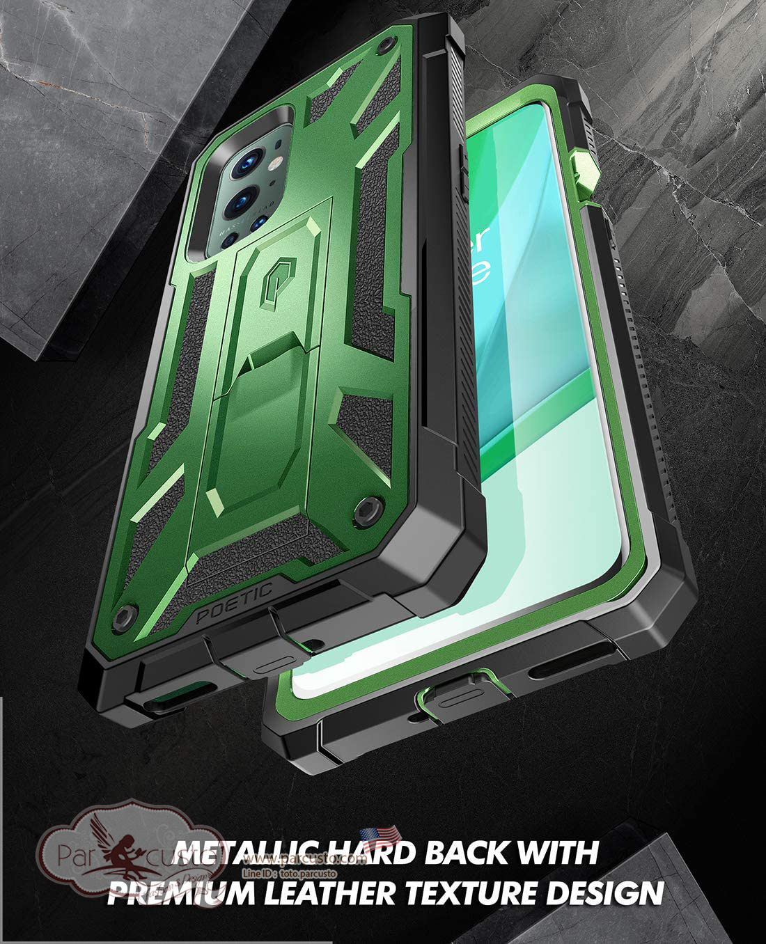 เคสกันกระแทก OnePlus 9 Pro 5G [Spartan Series] จาก Poetic [Pre-order USA]