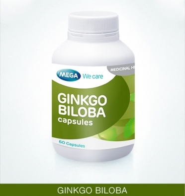 Mega we care Ginkgo Biloba 60's เมก้า วีแคร์ จิงโกบิโลบา 60 แคปซูล
