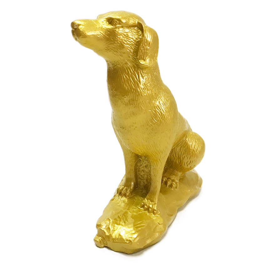 รูปปั้นปีจอ เรซิ่น สีทอง