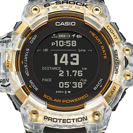 นาฬิกา Casio G-Shock G-SQUAD Heart rate monitor & GPS GBD-H1000 series รุ่น GBD-H1000-1A9 ของแท้ รับประกัน1ปี