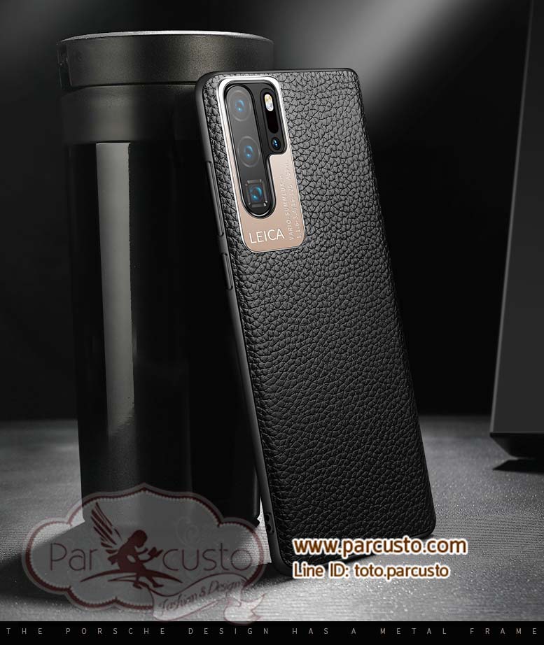 เคสฝาหลังหนังแท้ Huawei P30 และ P30 Pro (โปรดระบุรุ่น) จาก MOBY [หมด]