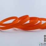 ริบบิ้นผ้า กรอสเกรน สีส้ม