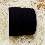 เชือกหนังชามุด สีดำ (8 mm.)