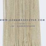 โซ่ โลหะสีครีม กัดลาย ขนาด 1.5 มิล