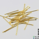 โลหะต่อต่างหู สีทอง ยาว 40 มิล (แพ็ค 50 ชิ้น)