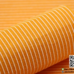 ผ้าสักหลาด พิมพ์ลายเส้น สีส้มอ่อน